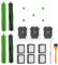 Pièces de Rechange pour iRobot Roomba Séries iRobot E5,E6,E7,i7,i7+,i7 plus,i4+,i3+,i6+,i8+,Accessoires Kit 4 Brosse Principales 6 Filtres HEPA 5 Brosses latérales 3 sacs à poussière