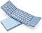 seenda Foldable Bluetooth Keyboard for Travel, Tri-Folding Wireless Rechargeable Multi-Device Portable Keyboard with Touchpad, for Laptop iPad Tablet PC Smartphone Windows iOS Android, Blue