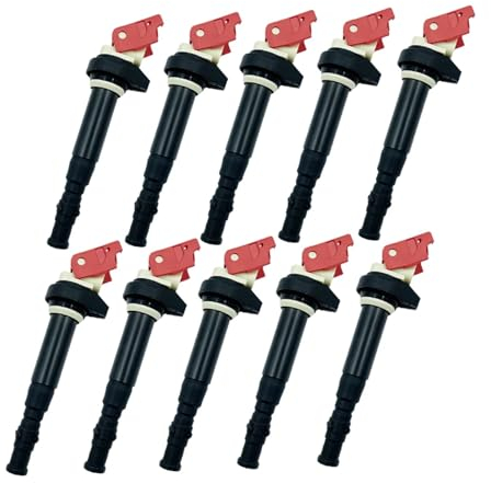 Zündspule 10PCS 12137835108 UF572 C1643 12137841556 für BMW M5 M6 E60 E61 E63 E64 5,0 L V10 S85 zündspulenpaket