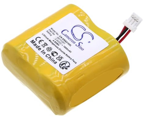 1600mAh Ersatz Akku für Dorma Dom ELS Pro, ELS Guardian, ELS Guardian S, ELS Pro, ENiQ Guardian, Tapkey Smart Lock, XS Pro Zylinder PN: 12059216, 50111201, CR-2ULCF2CN