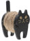VILLFUL 1 Satz Katzenrolle Garnspulen aus Zahnseide Kreuzwickler Karten einfädeln Fadenhalter Kabelclip schreintischorganizer Kabeldrahtklemmen kreative Kabeltrommel Hanfseilhalter hölzern