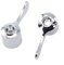 Basin Taps Reviver Replacement Kit, Lever Heads Conversion, Update Old Taps, Chrome Finish