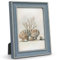 Afuly 20x25 Bilderrahmen Vintage Blau Bilderrahmen Retro Antike Shabby Fotorahmen Deko für Wand Tisch Family Freund Hochzeit Geburtstag Geschenke Muttertage für Mama Oma Frauen