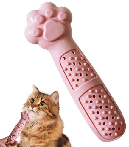 Bâton de nettoyage pour dents de chat, brosse à dents pour chat, jouet interactif en caoutchouc à mâcher pour animaux de compagnie, jouet dentaire résistant aux morsures, fournitures pour animaux de