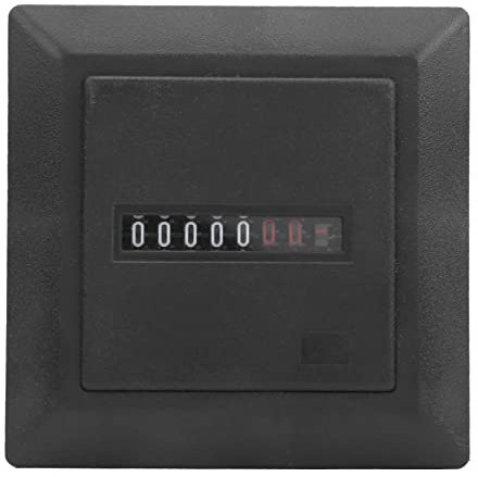 TOOLSGO Betriebsstundenzähler mit Digitaler Anzeige AC 220-240 V 50 Hz Timer-Werkzeuge für Baumaschinen Kräne