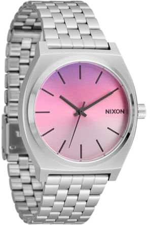 Nixon Herrenuhr Analog Quarz mit Edelstahlarmband 258353 | (Zifferblatt 37 mm, Edelstahlarmband von 19,5 mm bis 18 mm)