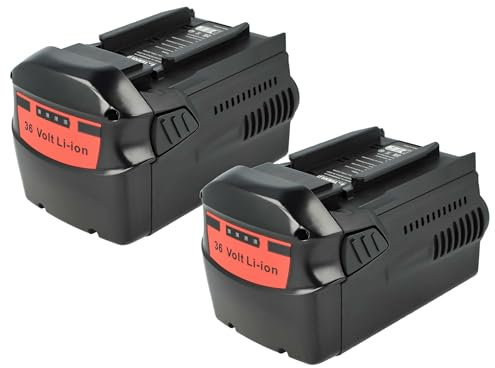 EXTENSILO 2X Batterie Compatible avec Hilti TE6-ALi, Te 7A, TE7A, WSC 7.25-A36 Outil électrique (7000 mAh, Li-ION, 36 V)