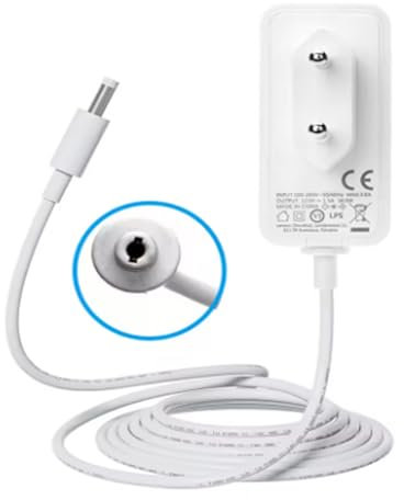 BolAAzuL EU-Netzteil, 12 V, 1,5 A, für Lenovo Amazon Echo Dot 3rd Echo Dot 4th Echo Show 5 Echo Dot (3rd/4th Gen) Kinder-Edition