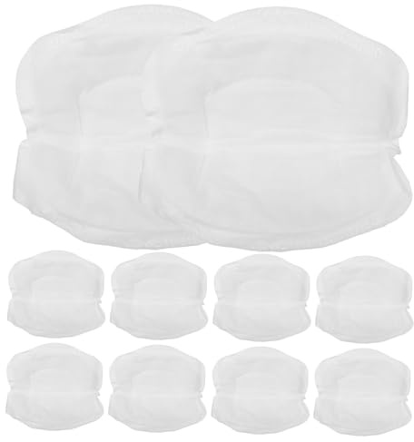 Coppette Assorbilatte Usa e Getta 48 Pezzi Traspiranti | Bianco, Tessuto Non Tessuto Film Traspirante, Formato Portatile per Donne e Madri che Allattano