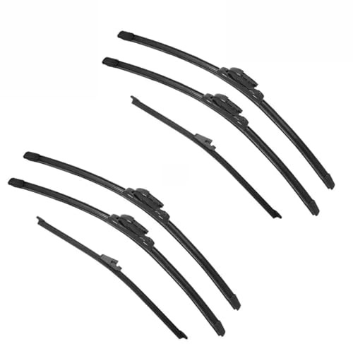 ahhccne Limpiaparabrisas para Skoda Fabia 5J 2006-2013, Escobillas limpiaparabrisas Delanteras y traseras