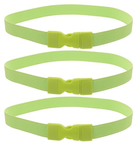 VICASKY 3pcs Adjustable Elastic Trash Can Band Non-slip Garbage Bag Fixing Ring for Kitchen and Household Trash Bins Fits Circumference Accessory