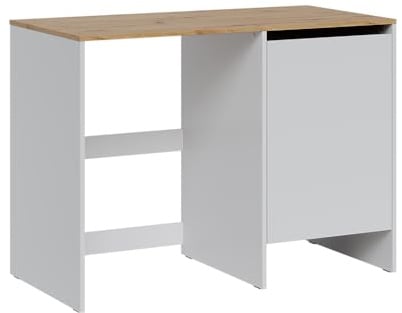 Vicco Washing machine cabinet Viktor, White/Artisan oak, 119.6 x 88.2 cm | 1 Door · 2 compartments · For 60 cm washing machines · Space for detergent · Closed storage