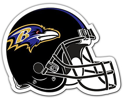 Fremont Die Fan-Shop Ravens Helm 30,5 cm Magnet 98731, Teamfarben, 12