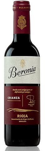Beronia Rioja Crianza - Spanish Red Wine, Half Bottle, 37.5 cl