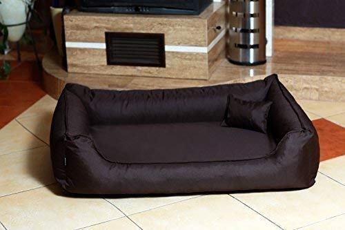 tierlando Donald Ortho Hundebett Anti Haar S M L XL XXL 60 80 100 120 150cm D5-01 Größe: 5 120x90cm | Farbe: 01 braun dunkel