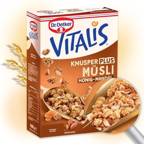 Vitalis KnusperPlus Müsli Honig-Mandel