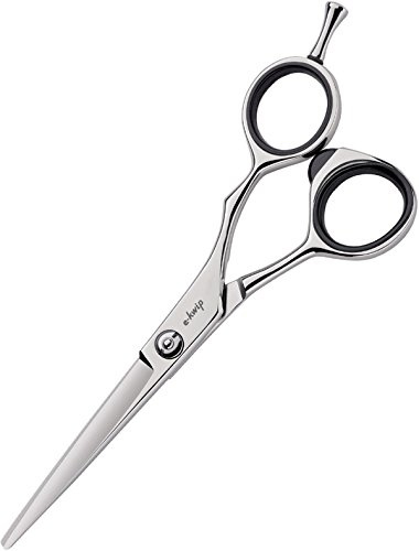 E-Kwip CM Profi Haarschere - Friseurschere in 5,0 Zoll aus Japanstahl - ergonomisch, mit abschraubbarem Fingerhaken