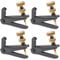 TIMESETL Sintonizador de 4 piezas sintonizador de cuerda para violín de 3/4 a 4/4 en color negro