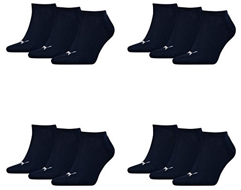 PUMA 3 Paar Sneaker Invisible Socken Gr. 35-49 Unisex für Damen Herren Füßlinge
