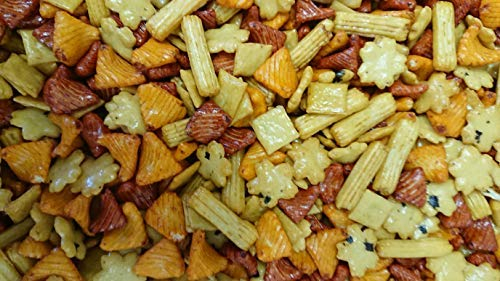 Reiscracker Mix 1 kg | Fuji Mix Salzige Reis-Snacks | knusprige Cracker mit feinem Paprika Salzgeschmack | Gesunder Snack in hoher Qualität für ausgewogene Ernährung | Dorimed