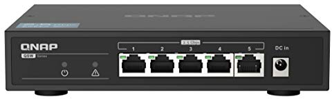QNAP QSW-1105-5T 5-Port Unmanaged 2,5 GbE Switch Broadcom BCM53161 Chipsatz