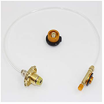 Acampar Bote Estufa de Cocina a Gas GLP Tanque de Gas butano Adaptador de acoplador de Apartamentos Recarga Adaptador de Carga,Package 2