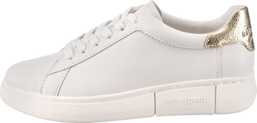 Kate Spade New York Frauen Lift Schnürung Sneaker, Weiß, 8 UK