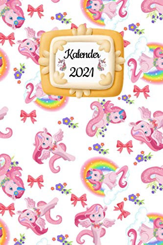 Terminplaner 2021 mit Einhorn Cover: DIN A5 Terminkalender mit Einhorn Cover für Schüler, Studenten oder Berufstätige. Der Wochenplaner für 2021 mit ... Als Planer, Tagebuch, Info Heft zu verwenden.