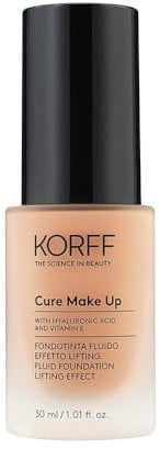 Korff Flüssig-Foundation, Lifting-Effekt, Anti-Aging-Formel mit Hyaluronsäure, seidige Textur 03, 30 ml