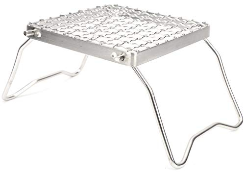 Outdoor Camping Grill Gate Faltbarer Edelstahl-Grill Lagerfeuer-Grillrost für Camping-Grill Grillrost Zum Aufstellen