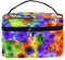 Bunte Quallen Muster Reise Make-up Tasche Große Kosmetiktasche Make-up Tasche Organizer Reißverschluss Kulturtasche für Frauen Mädchen