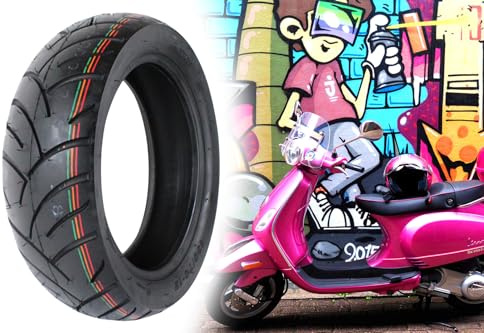Roller Reifen 130/70 x 12 Zoll, TL, 62P, PR507 kompatibel mit Yamaha Peugeot Aprilia Piaggio Kymco Vespa Roller
