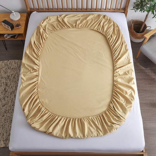 HAIBA Spannbetttuch Feinjersey, gekämmte Baumwolle, superweich,Braun,180x220+28cm