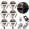 RGB LED Bodeneinbauleuchten Aussen WIFI DC12V Ø35mm IP65 Wasserdicht Einbauspots LED Terrasse Einbaustrahler Bodeneinbaustrahler Kit Arbeitet mit Alexa,Google Home - 6 pack