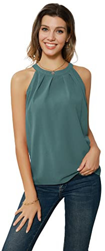 GRACE KARIN Top Mujer Sin Tirantes Elegante Sin Tirantes para Mujer Color Verde Claro XL
