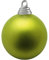 Deco Woerner XXL Weihnachtskugeln Christbaumhänger Limegrün schwer entflammbar B1 matt 20 cm