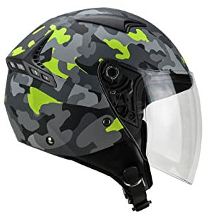 Casco Jet Abierto con Pantalla Ctr II Kamu - HC2115XXLLM
