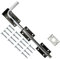 TERF® Heavy Duty Garage Door Bolt 300mm (12 inch) Including Fixing Screw Garage Door Drop Down Bolts Use for Garage Door Garden Gate Lock Shed - Pack of 1