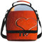 Herz Lock in Eisen Gaze Double Decker Lunchtasche Isolierte Lunchbox Wasserdichte Kühltasche Thermotasche Groß