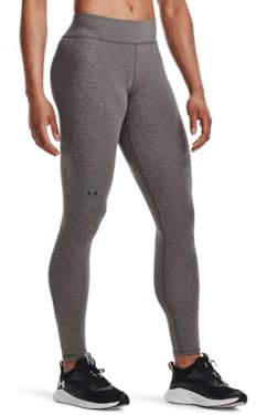 Under Armour - Womens Authentics Leggings, Color Charcoal Light Heather (019), Size: XX-Large x Tall