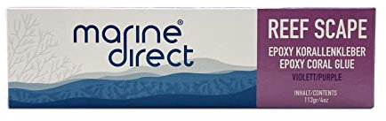 MARINE DIRECT Reef Scape Violett 2K Epoxidharz Kleber 115g - Korallenkleber für Meerwasseraquarien & Aquascaping