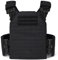 TWINFALCONS Airsoft Plattenträger Taktische Plate Carrier,Gute Qualität Airsoft Weste aus 1000D Nylon Molle Leichter Schutzweste Schnelllösesystem für Paintball(Schwarz)