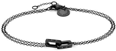 LIEBESKIND Armband LJ-1370-B-20 aus Edelstahl in schwarz
