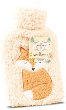 iN Hot Water Bottle with Soft Cover | Hot Water Bag with Fluffy Cover | Hot Water Bottle for Hot & Cold Compress | Hot Water Bag for Neck, Shoulder Pain and Hand Feet Warmer (Light Pink)