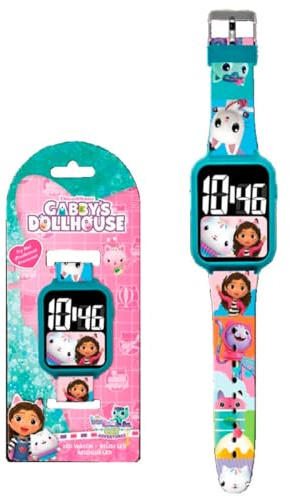 Kids Licensing Armbanduhr LED [Digital], Gabbys Dollhouse