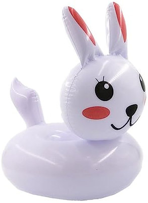 Warmhm 2st Bierhalter Wasser Süßes Bier Halloween-serviergeschirr Bierdeckel Schwimmen Engelszauber Ins Bierhalter Künstliche Erdbeerpflanzen Kimono-Haarspange Weiß Untersetzer Hase