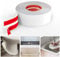 Nastro sigillante autoadesivo, per doccia, in PVC, impermeabile, per cucina, bagno, toilette, soffitto (4 m)