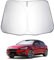 LUWU Parasol Coche Compatible con VW Golf 8 MK8 GTI GTE GTD R 2020-2023 2024 Plegable Protección Solar para Parabrisas Protección UV Accesorio de Volkswagen