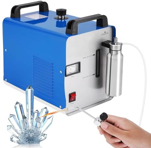 Saldatrice ad acqua a ossigeno e idrogeno,generatore di ossigeno e idrogeno,lucidatrice a fiamma acrilica portatile,lucidatrice a torcia,75L