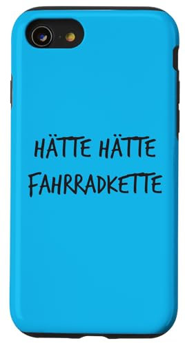 Hülle für iPhone SE (2020) / 7 / 8 Hätte Hätte Fahrradkette Kult-Spruch Lustig Witzig